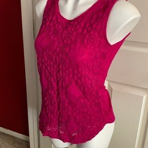 5/$15 Cute pink tank top